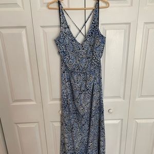 Loft Blue Maxi Dress